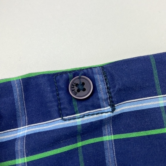 Diesel Men's Plaid Button Down Shirt - Picture 2 of 10